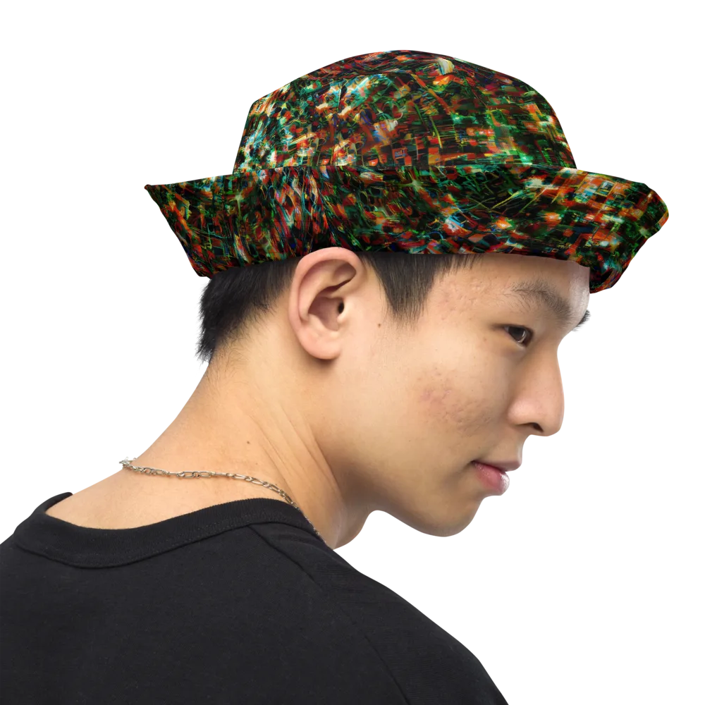 Emerald Afterdark on Reversible Bucket Hat — Right Outside