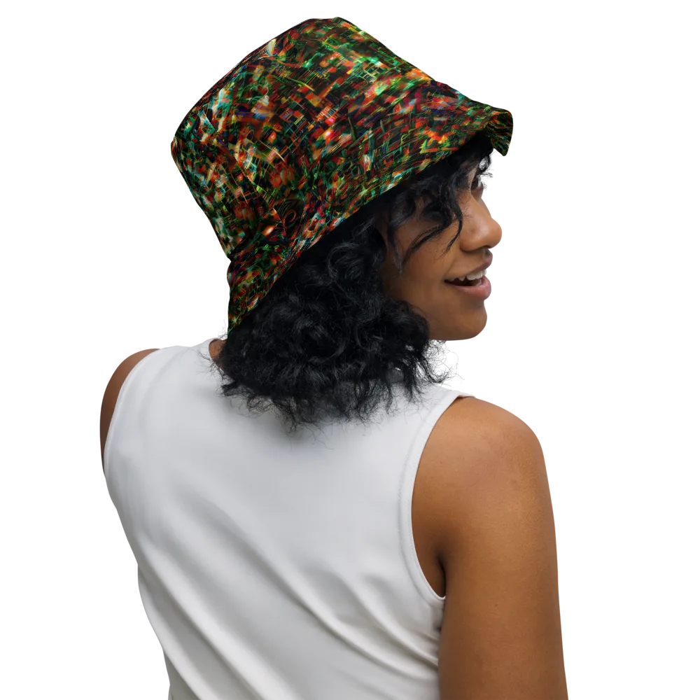 Emerald Afterdark on Reversible Bucket Hat — Right Outside