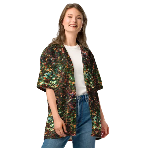 Emerald Afterdark on a Button Shirt