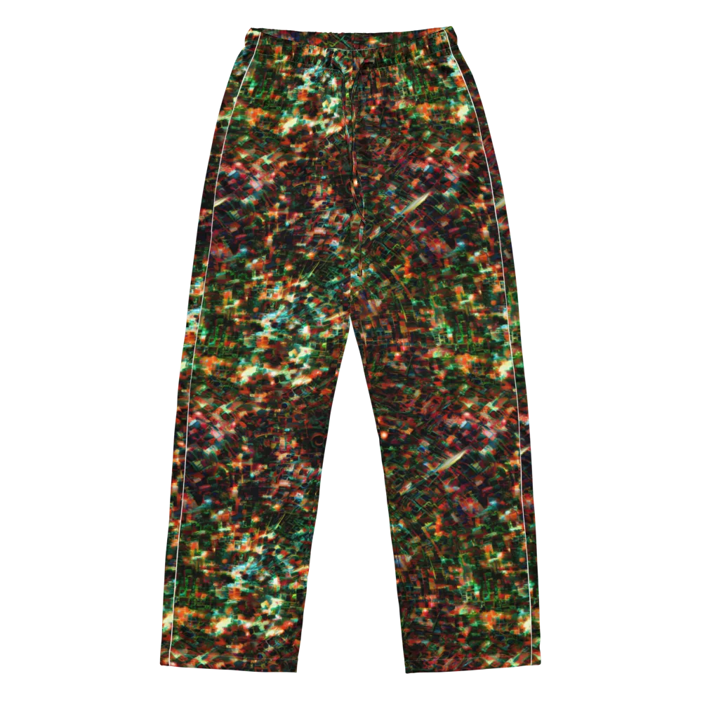 Emerald Afterdark on Women's Pajama Pants — Front