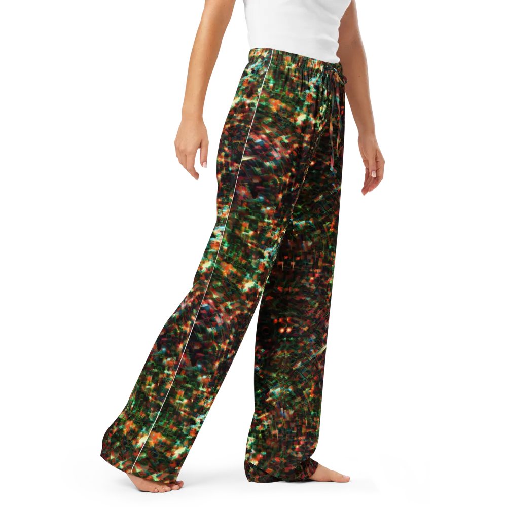 Emerald Afterdark on Women's Pajama Pants — Right Front