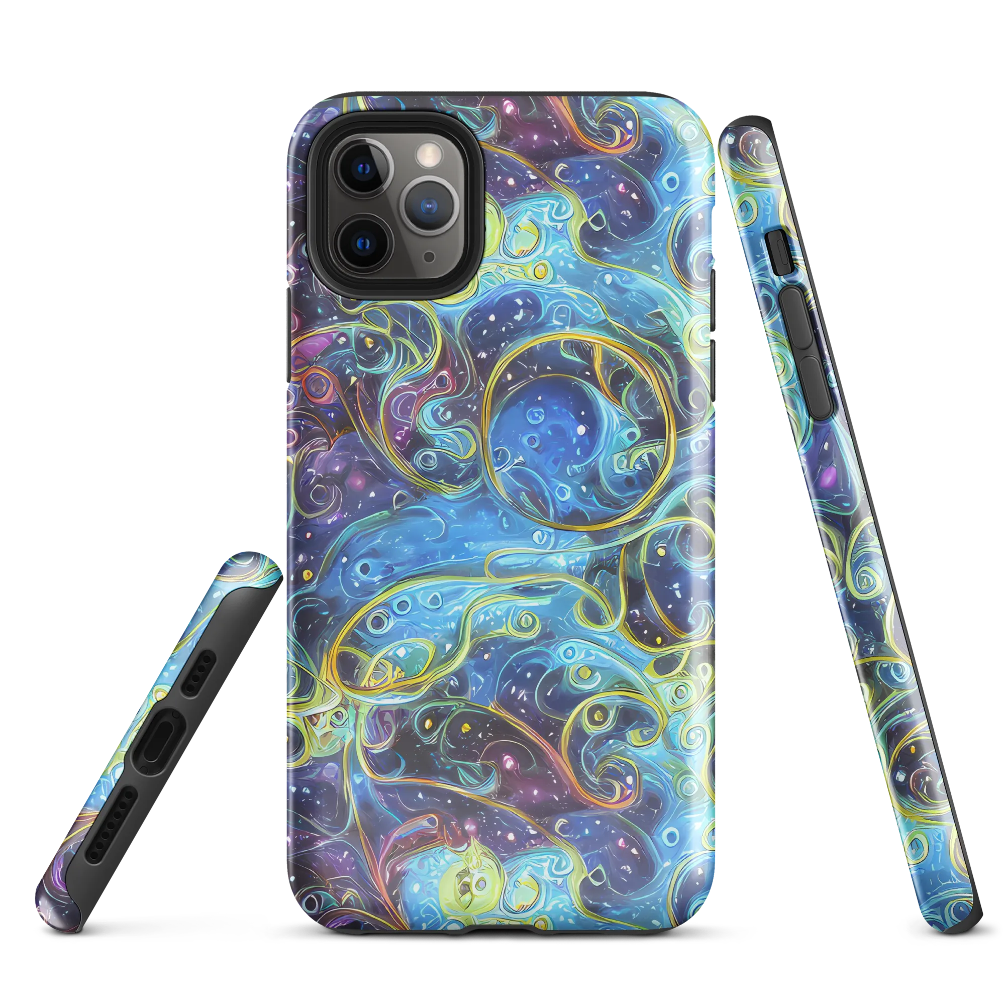 Azure Labyrinth on Tough Case for iPhone® — Front