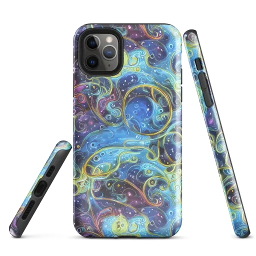 Azure Labyrinth on a Tough Case for iPhone®