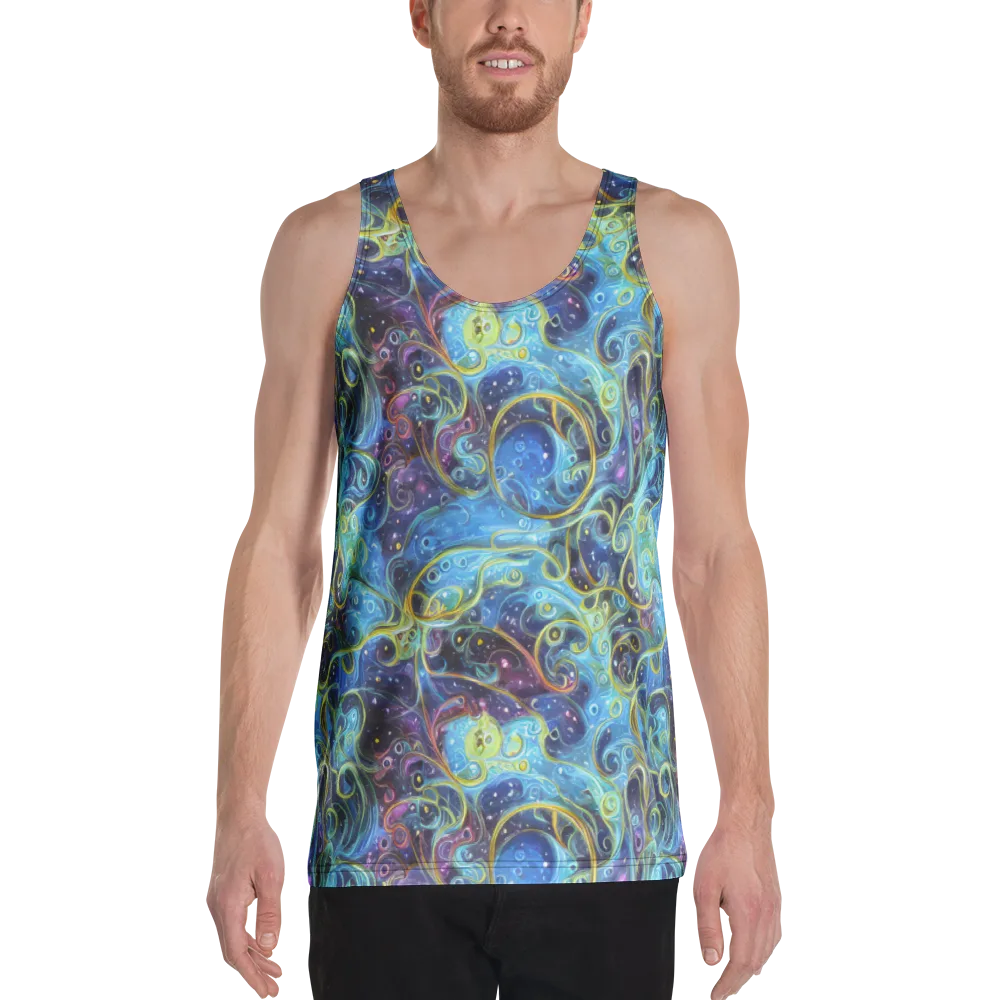 Azure Labyrinth on Men's Tank Top — Front