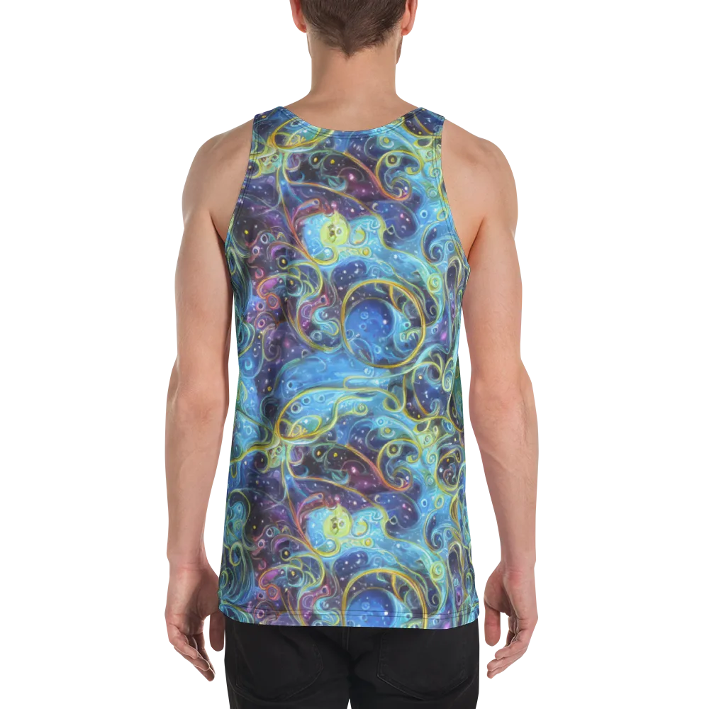 Azure Labyrinth on Men's Tank Top — Back