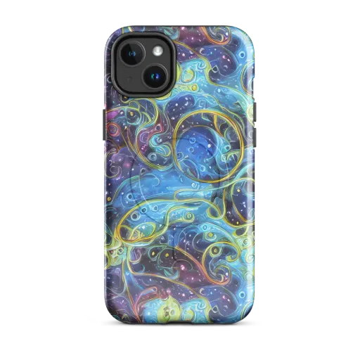 Azure Labyrinth on a MagSafe Tough Case for iPhone®