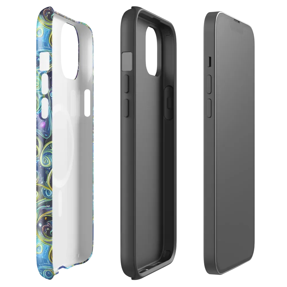 Azure Labyrinth on MagSafe Tough Case for iPhone® — Front