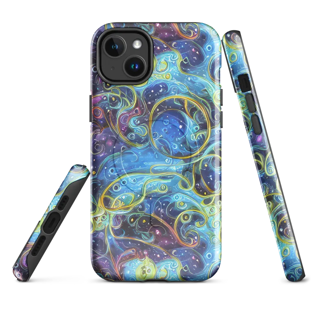 Azure Labyrinth on MagSafe Tough Case for iPhone® — Front