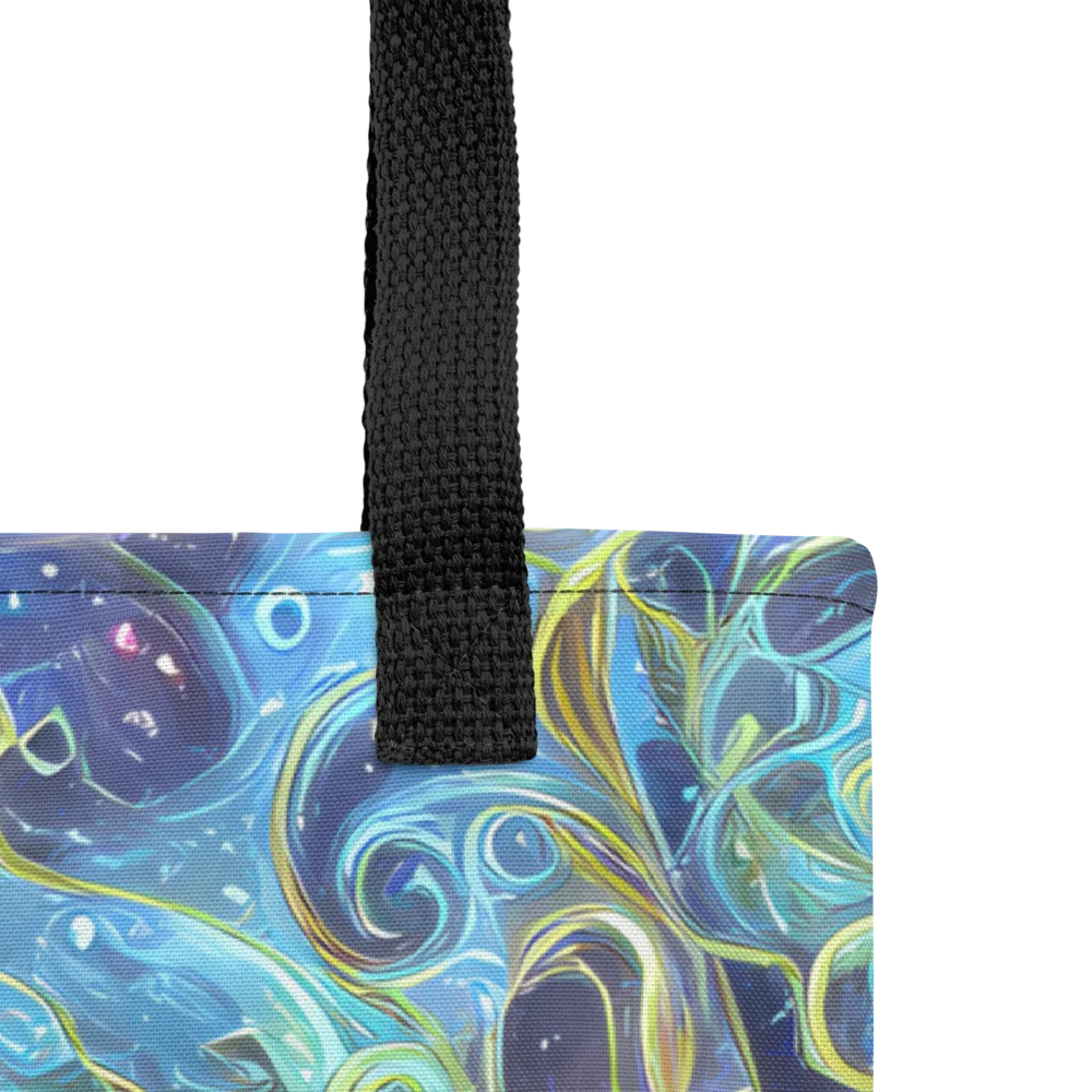 Azure Labyrinth on Tote Bag — Product details