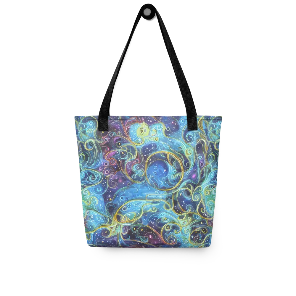 Azure Labyrinth on Tote Bag — Front