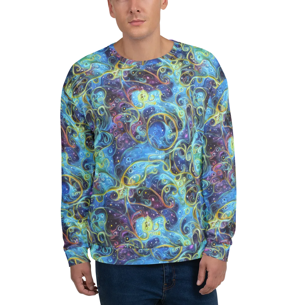 Azure Labyrinth on Sweatshirt — Front