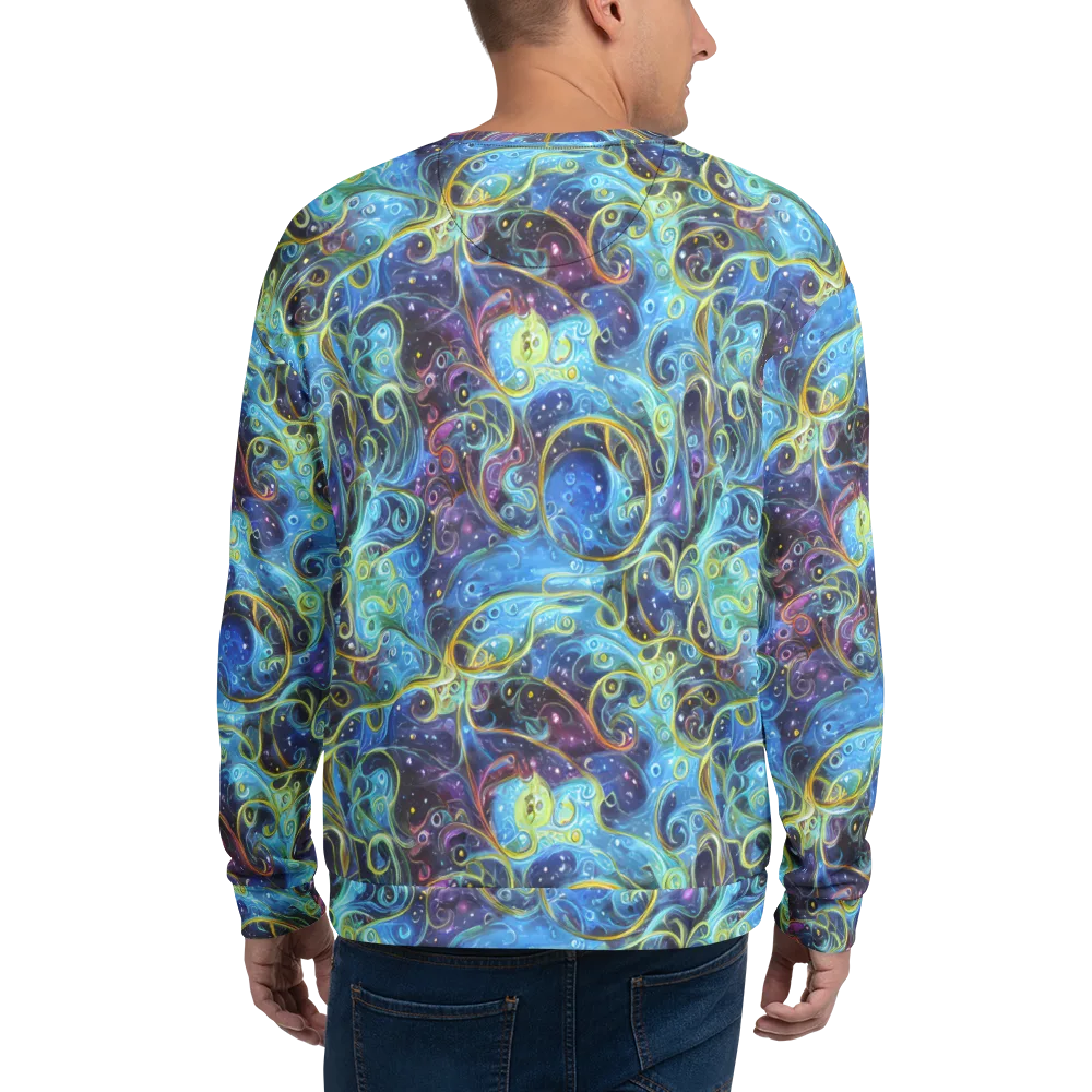 Azure Labyrinth on Sweatshirt — Back