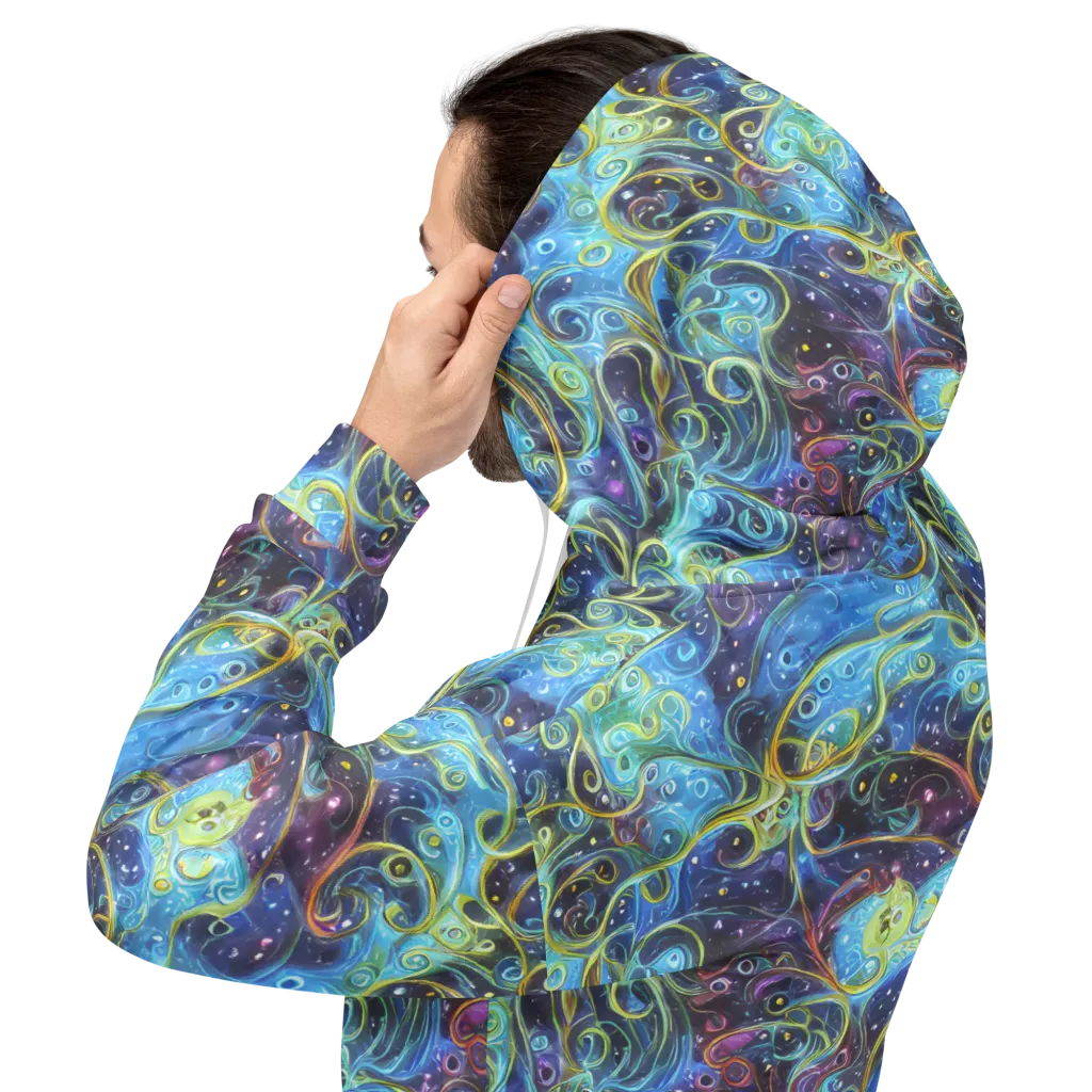 Azure Labyrinth on Hoodie — Back