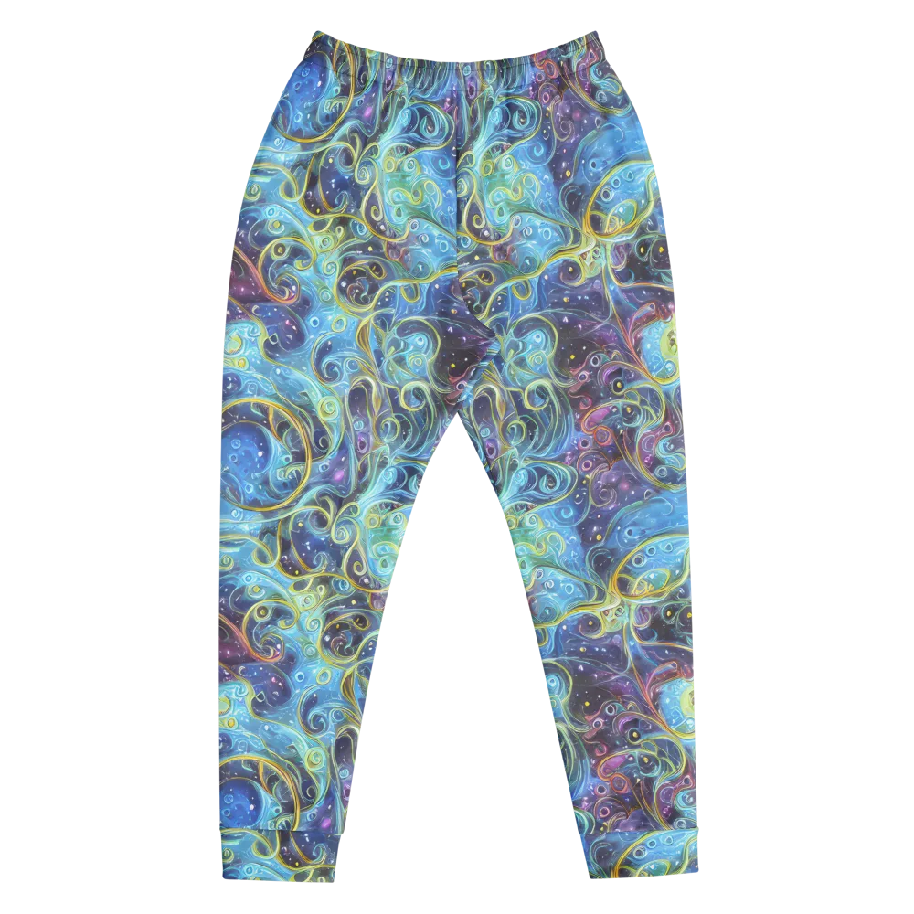 Azure Labyrinth on Men's Joggers — Front