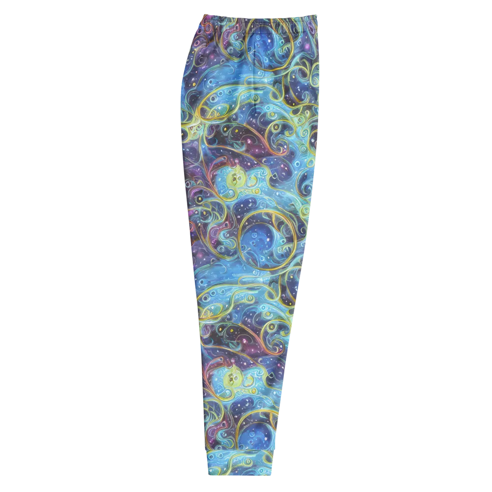 Azure Labyrinth on Men's Joggers — Right