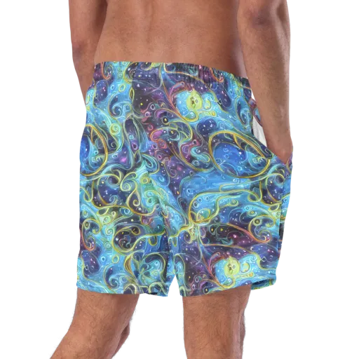 Azure Labyrinth on a Swim Trunks