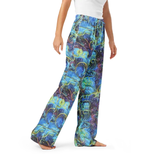 Azure Labyrinth on a Women's Pajama Pants