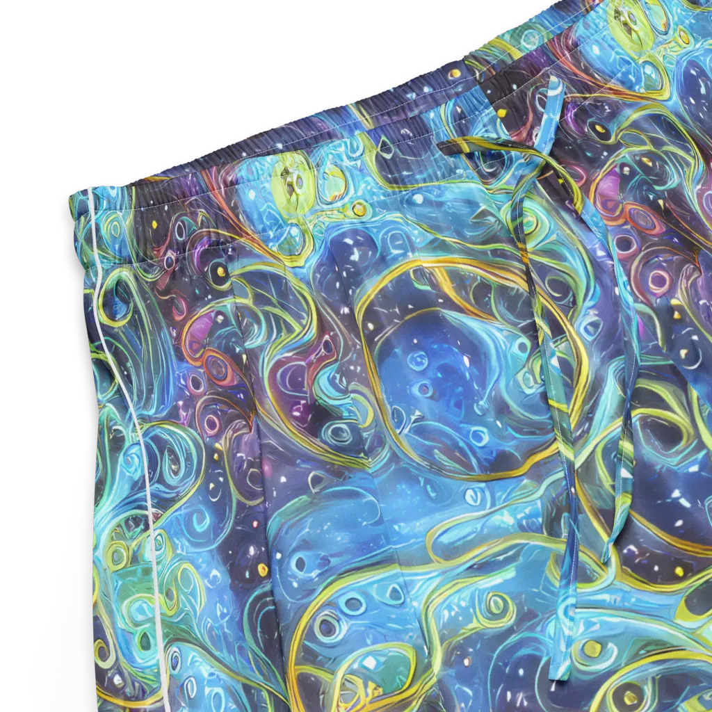 Azure Labyrinth on Women's Pajama Shorts — Product details
