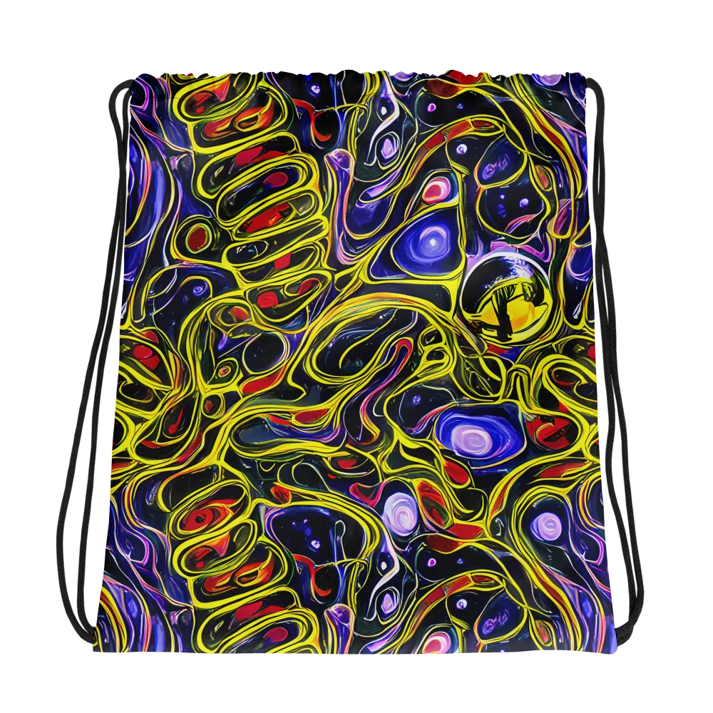 Prismatic Circuitry on Drawstring Bag — Photo