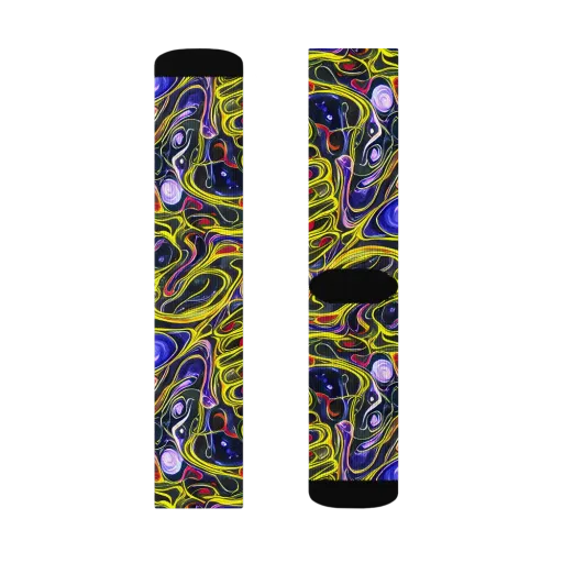 Prismatic Circuitry on a Socks
