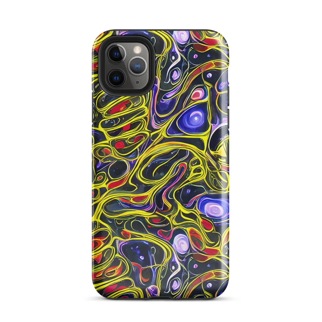 Prismatic Circuitry on Tough Case for iPhone® — Front