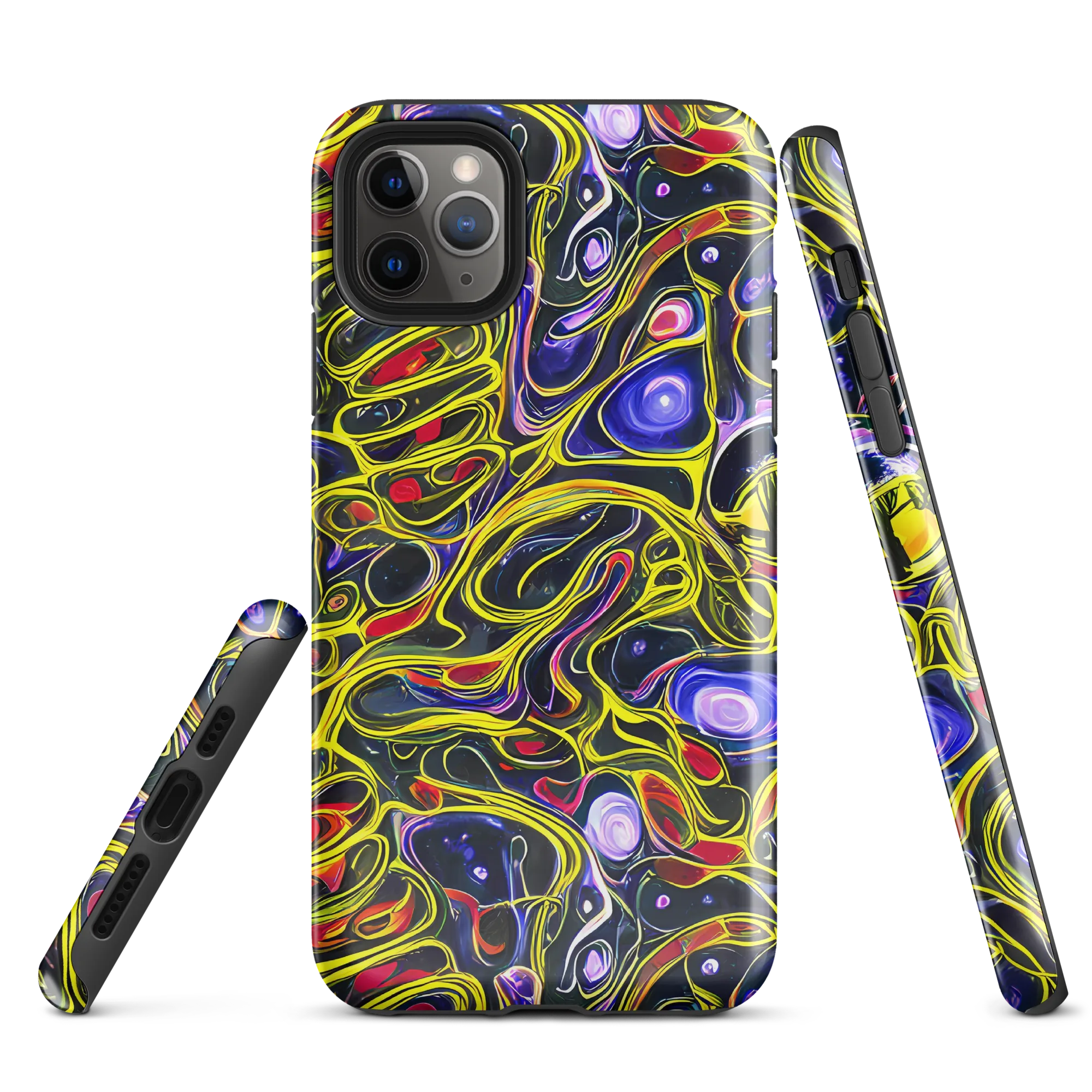 Prismatic Circuitry on Tough Case for iPhone® — Front