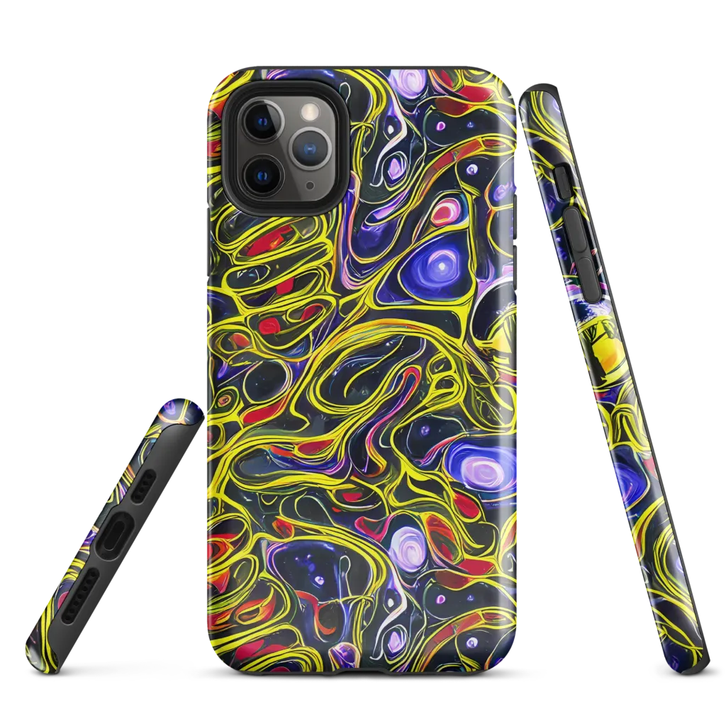 Prismatic Circuitry on Tough Case for iPhone® — Front