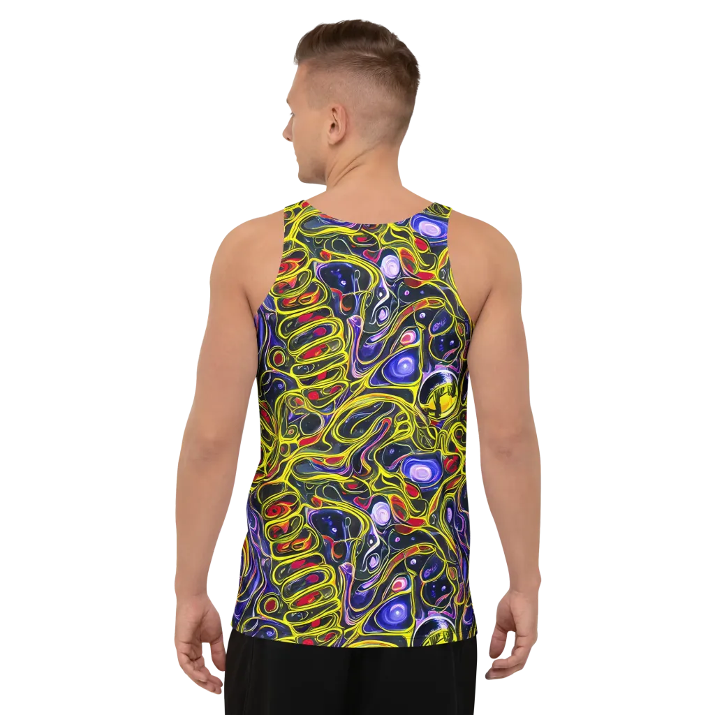 Prismatic Circuitry on Men's Tank Top — Back