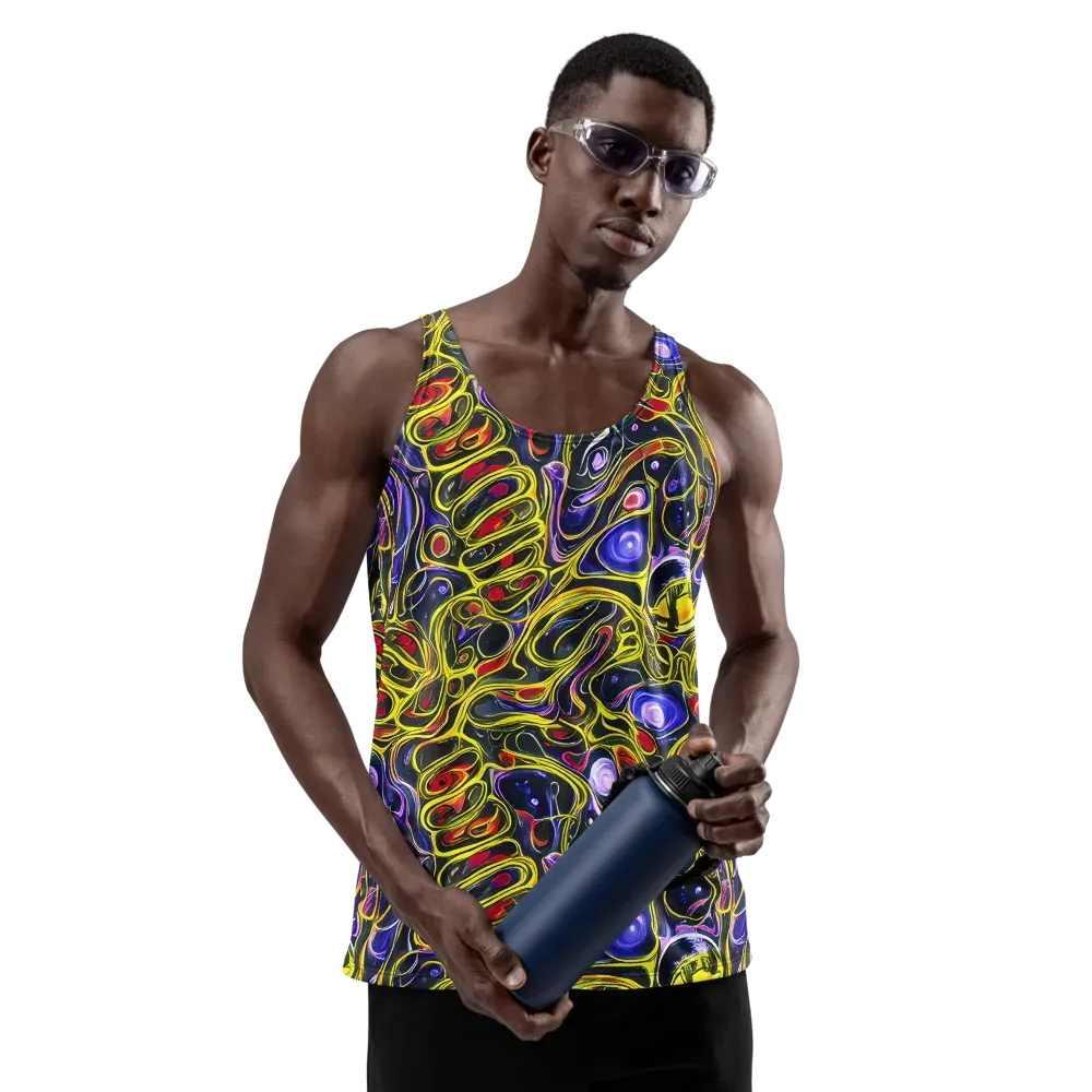 Prismatic Circuitry on Men's Tank Top — Front
