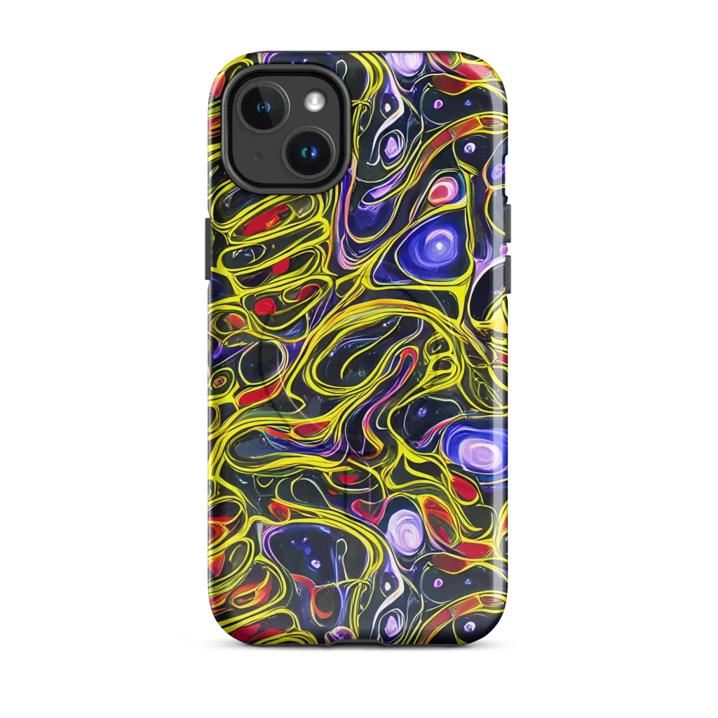 Prismatic Circuitry on MagSafe Tough Case for iPhone® — Front