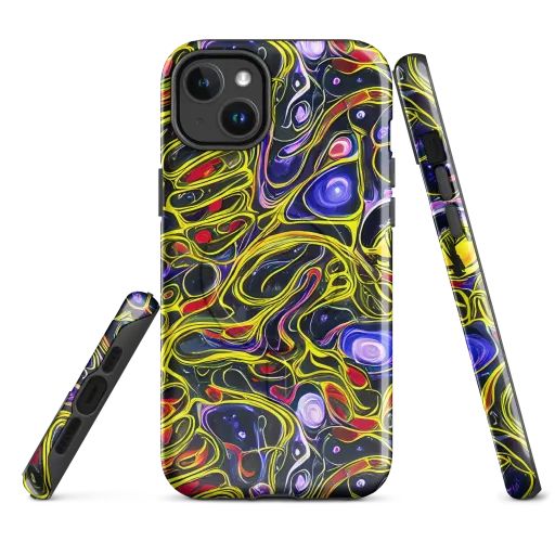 Prismatic Circuitry on a MagSafe Tough Case for iPhone®