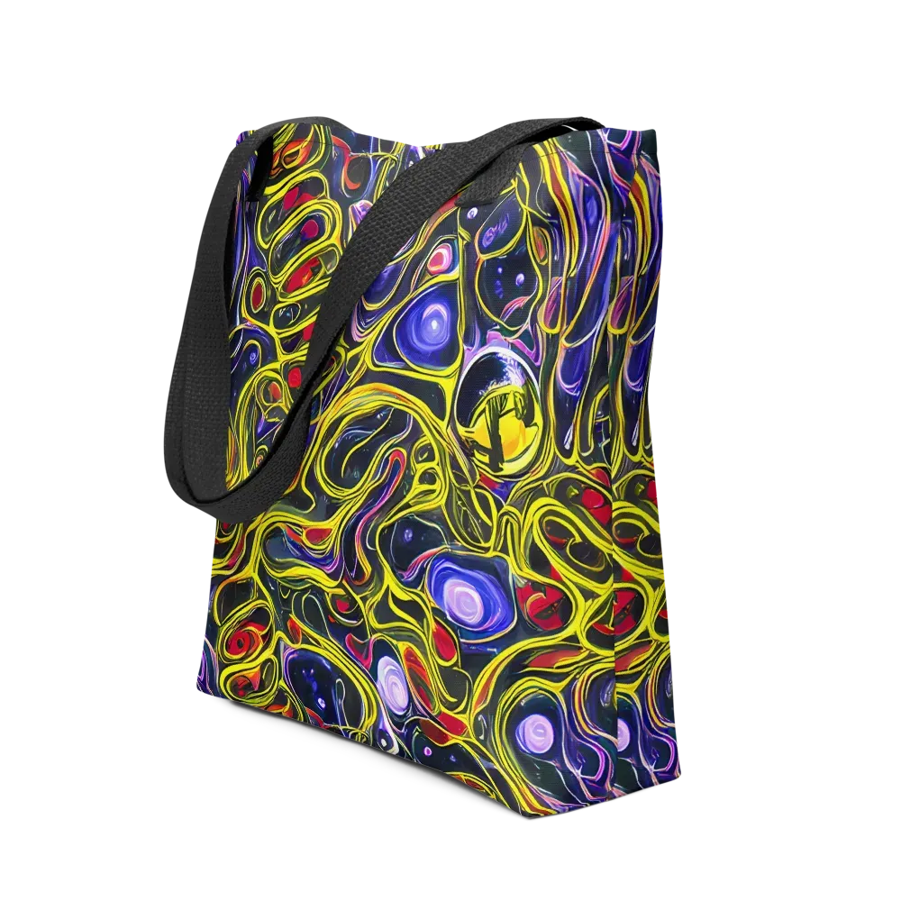 Prismatic Circuitry on Tote Bag — Front