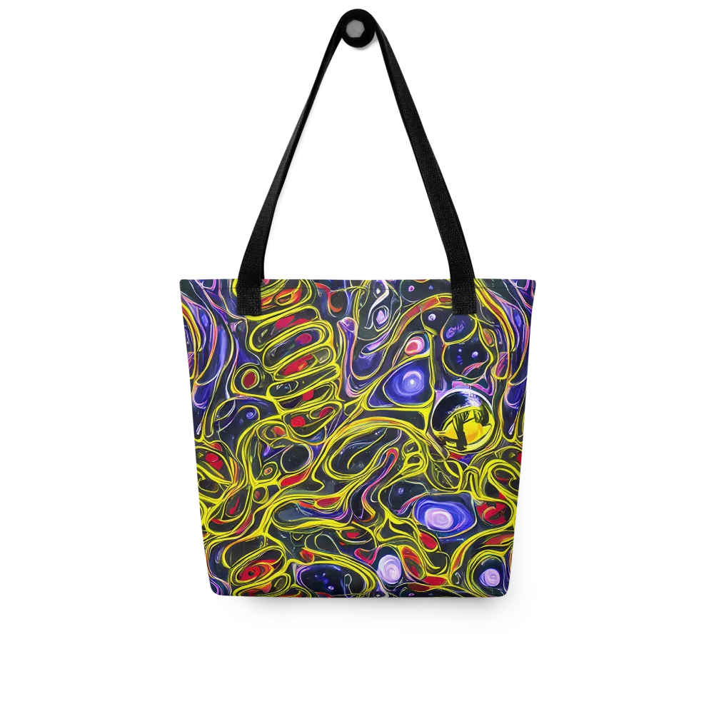 Prismatic Circuitry on Tote Bag — Front