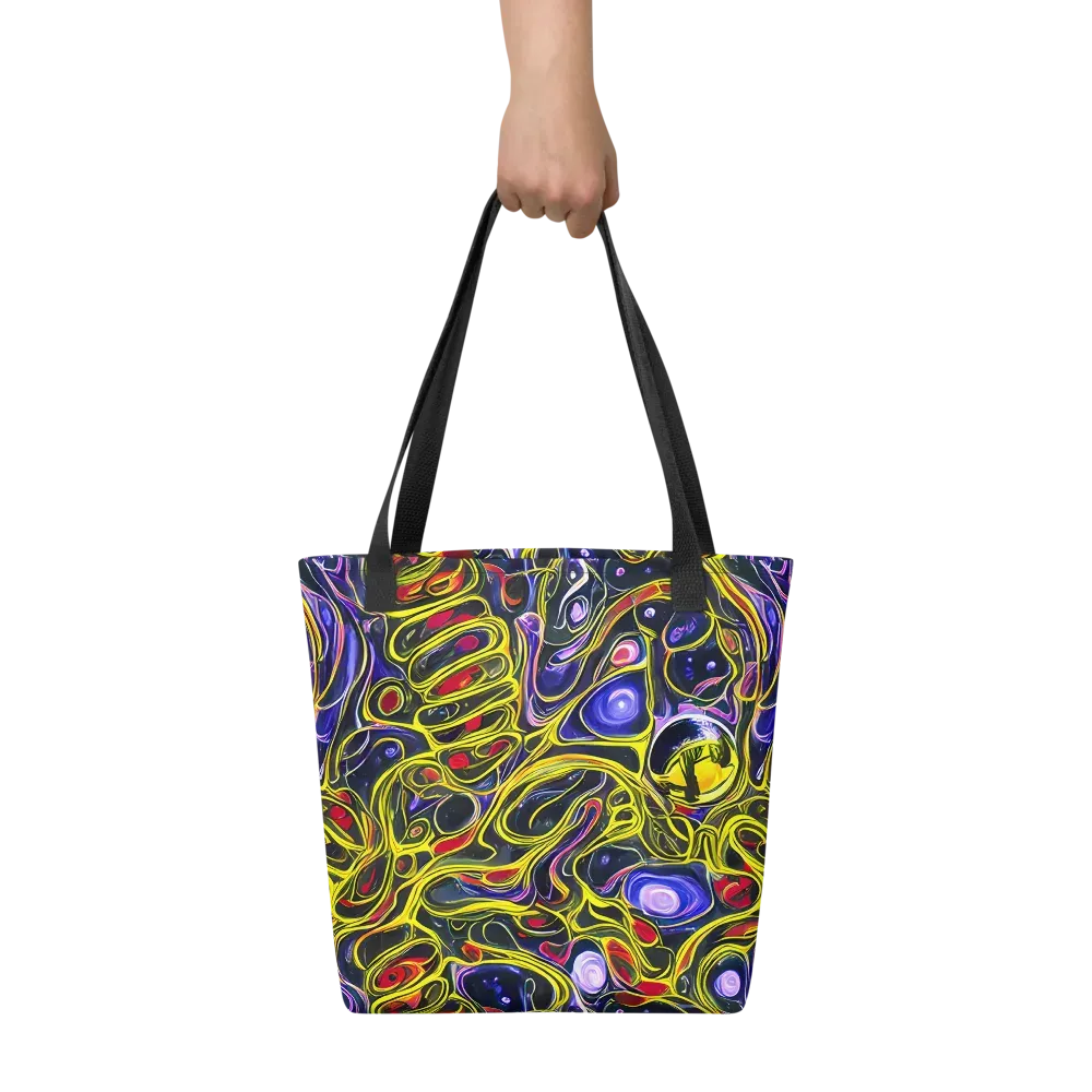 Prismatic Circuitry on Tote Bag — Front