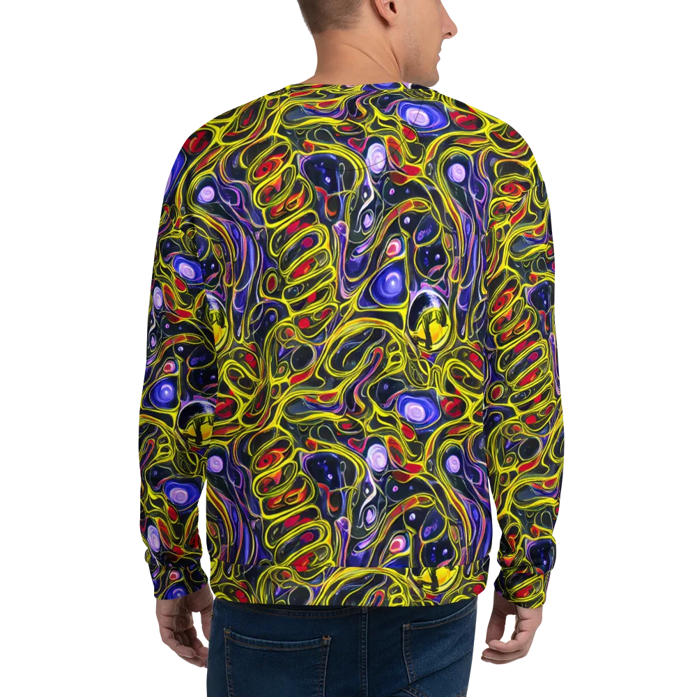 Prismatic Circuitry on Sweatshirt — Back