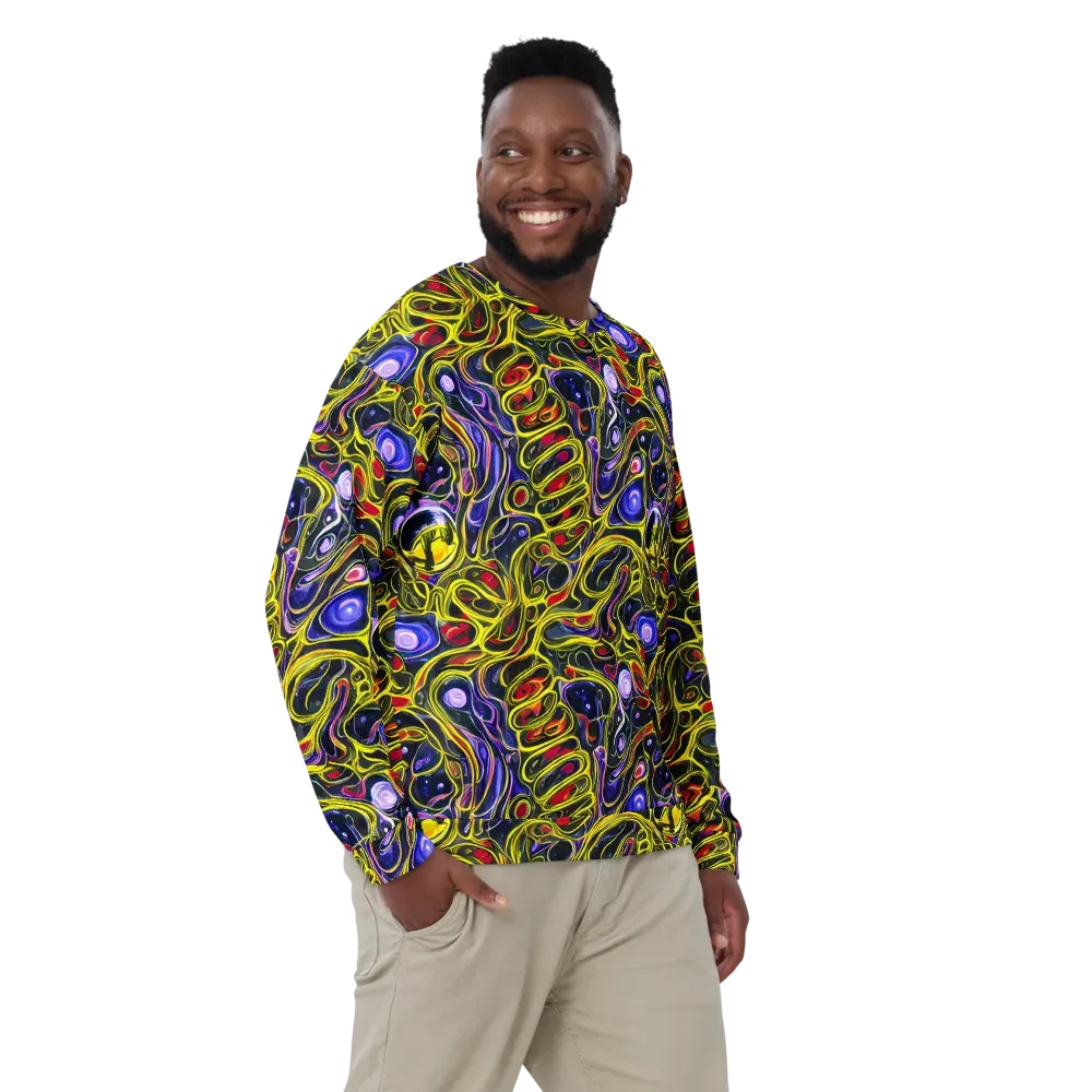 Prismatic Circuitry on Sweatshirt — Front