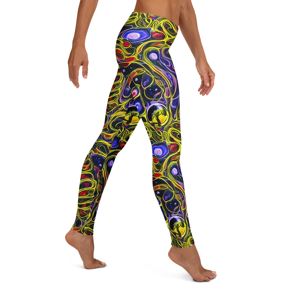 Prismatic Circuitry on Leggings — Right