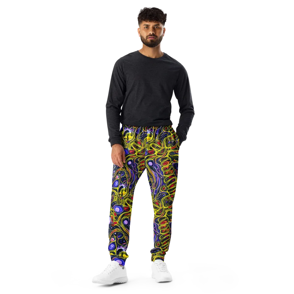 Prismatic Circuitry on Men's Joggers — Front