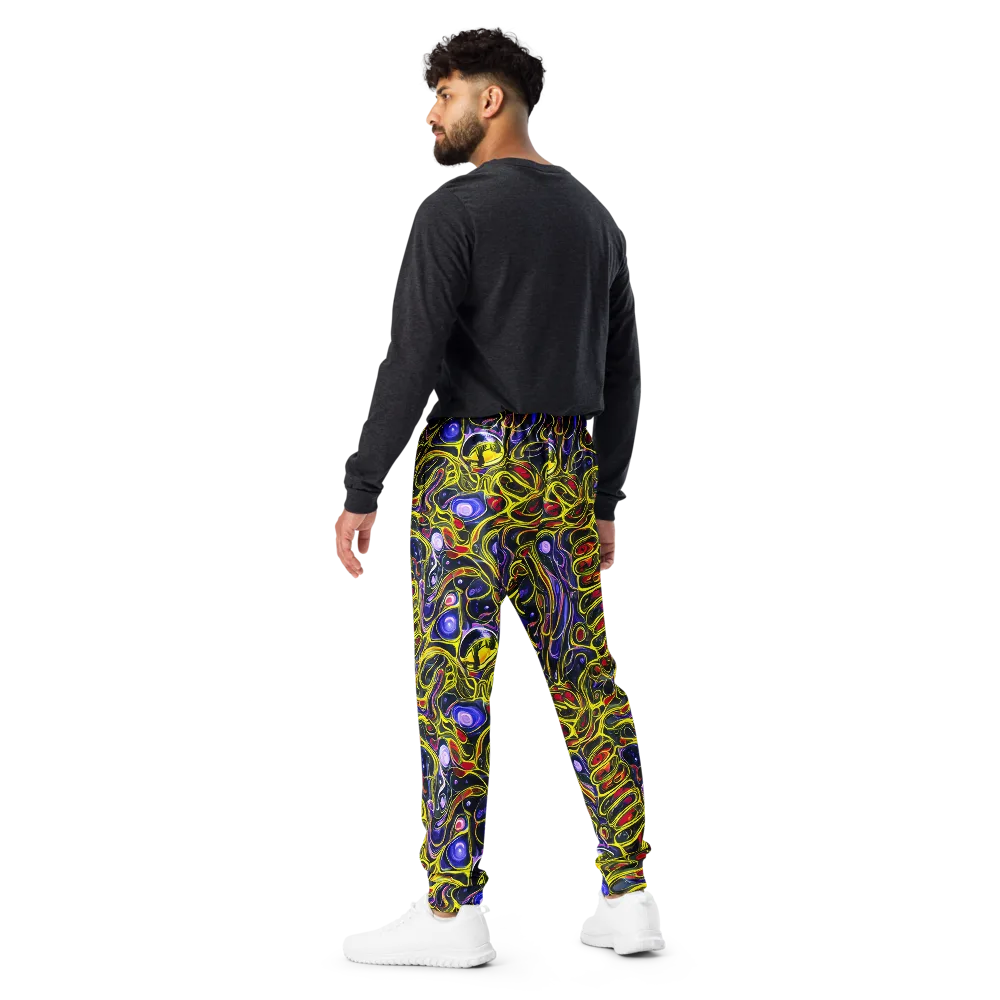 Prismatic Circuitry on Men's Joggers — Back