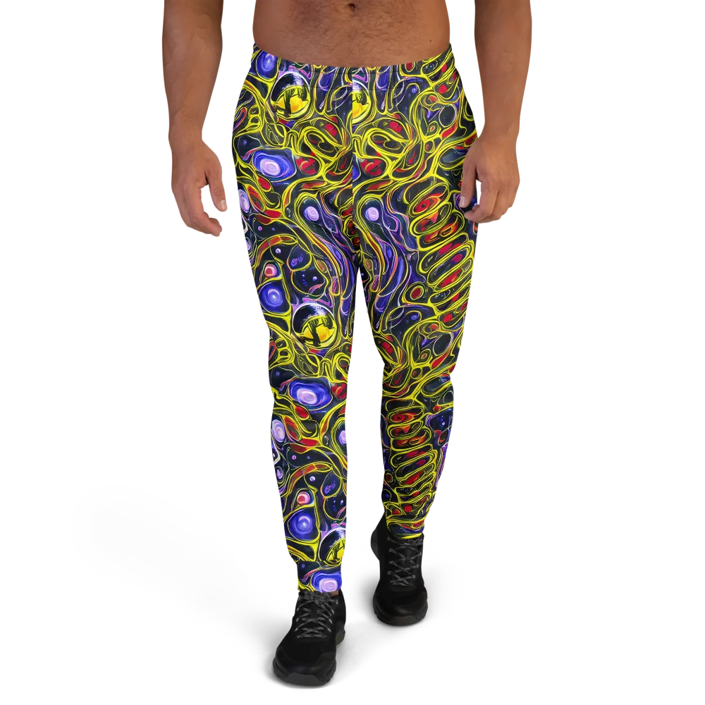 Prismatic Circuitry on Men's Joggers — Front