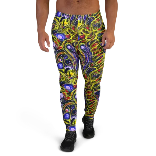 Prismatic Circuitry on a Men's Joggers