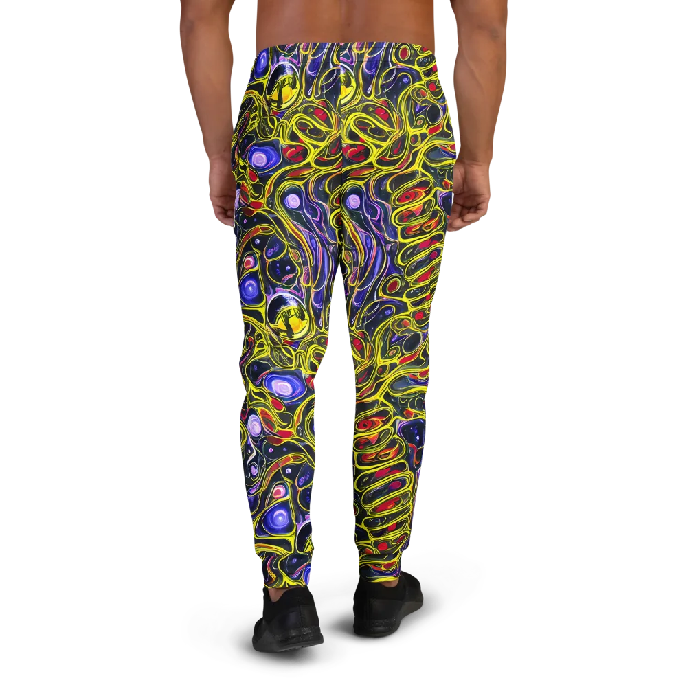 Prismatic Circuitry on Men's Joggers — Back