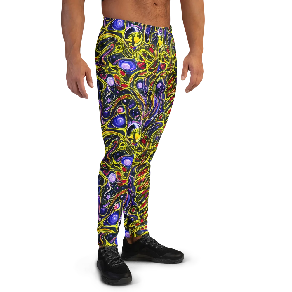 Prismatic Circuitry on Men's Joggers — Right
