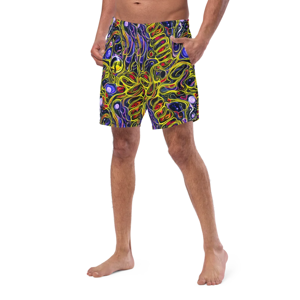 Prismatic Circuitry on Swim Trunks — Left Front