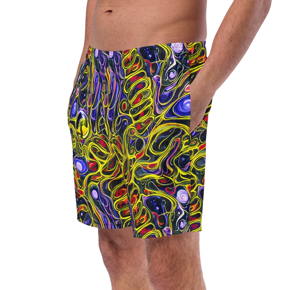 Prismatic Circuitry on Swim Trunks — Left Front