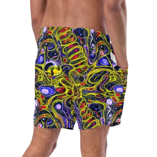 Prismatic Circuitry on a Swim Trunks