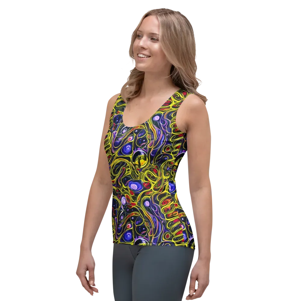 Prismatic Circuitry on Women's Tank Top — Left Front