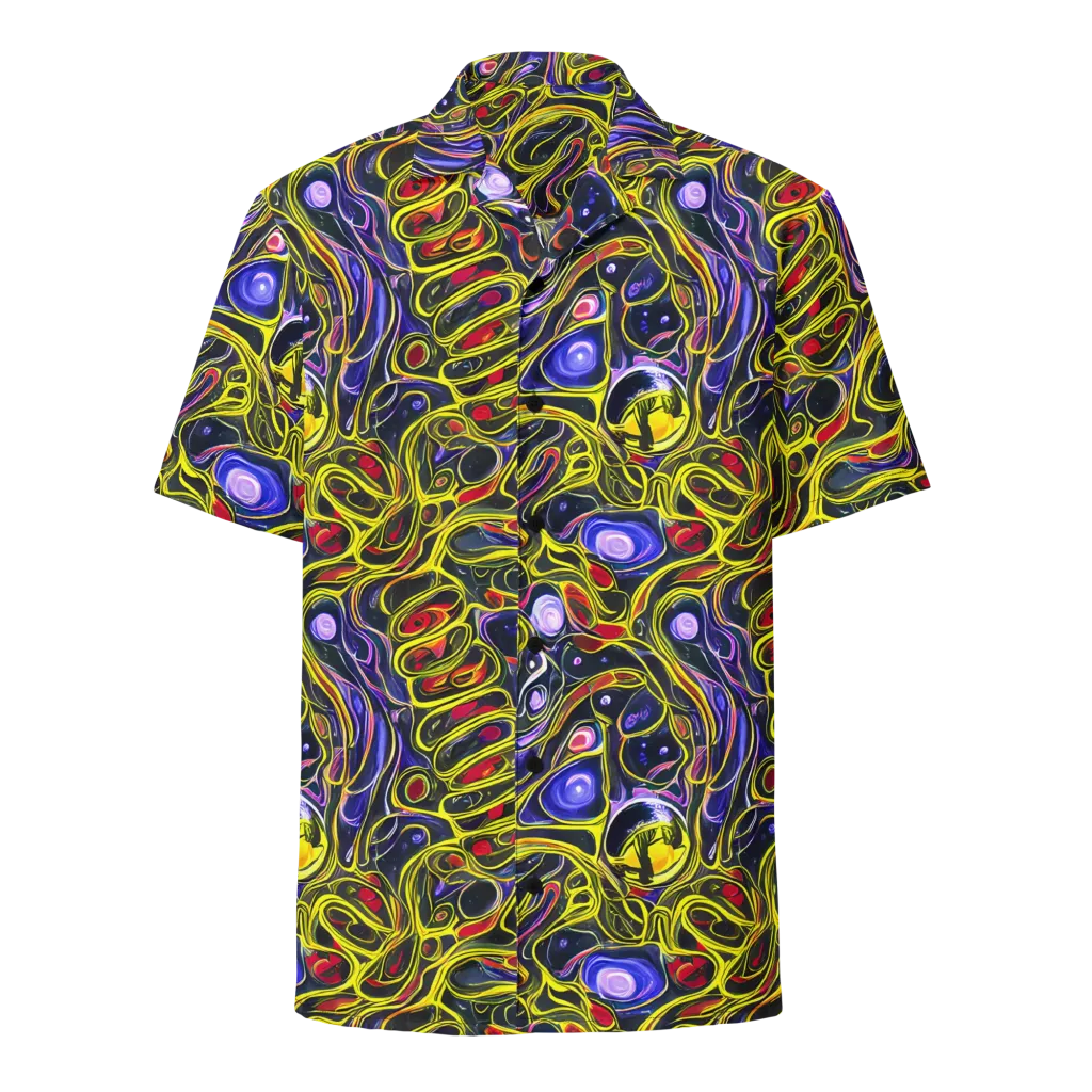 Prismatic Circuitry on Button Shirt — Front