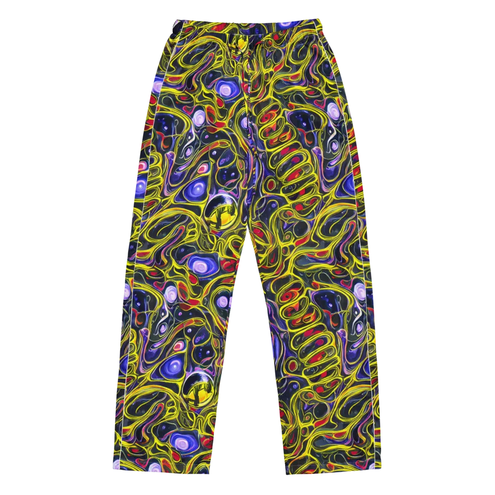 Prismatic Circuitry on Women's Pajama Pants — Front