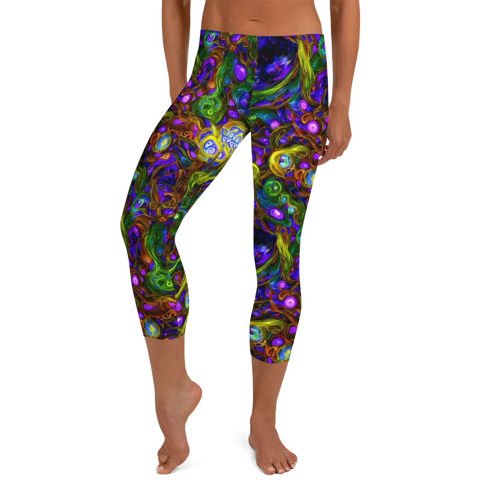 Electric Organica on Capri Leggings — Front